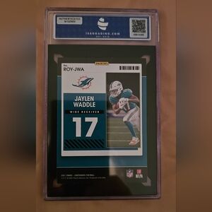 Panini JAYLEN WADDLE Rookie Of The Year NFL Trading Card